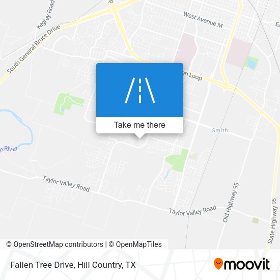 Mapa de Fallen Tree Drive