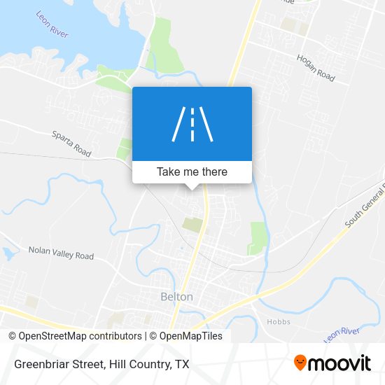 Mapa de Greenbriar Street