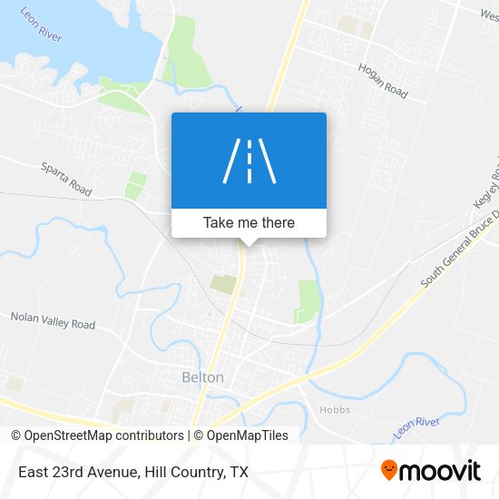 Mapa de East 23rd Avenue