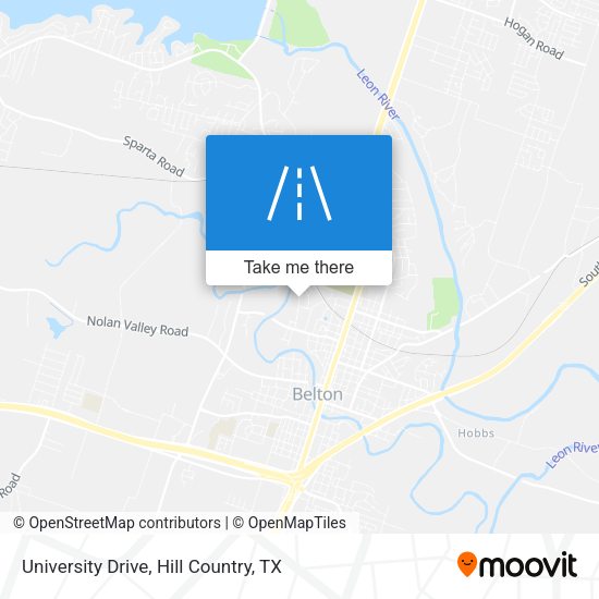 University Drive map