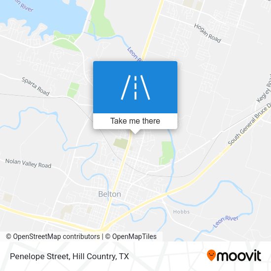 Mapa de Penelope Street