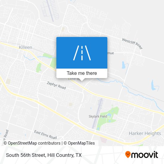 South 56th Street map