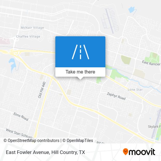 Mapa de East Fowler Avenue