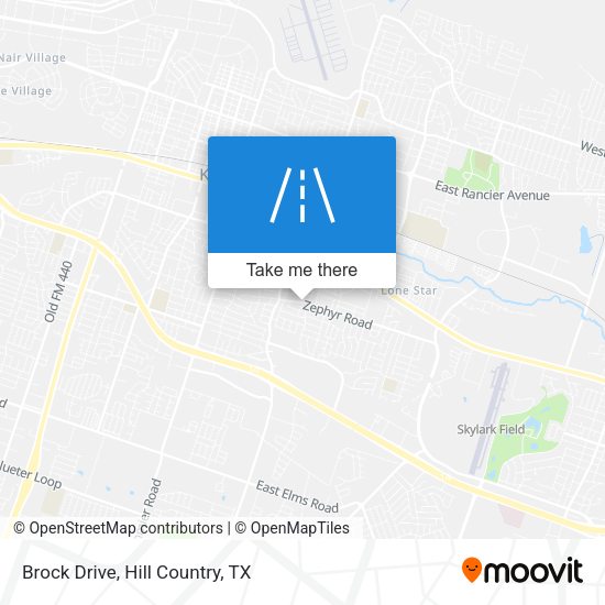 Mapa de Brock Drive