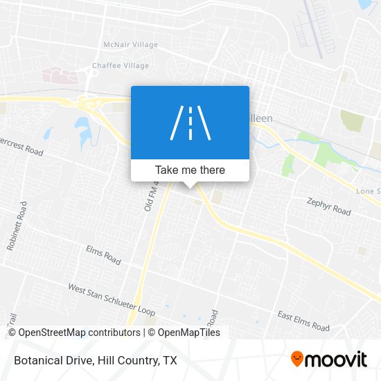 Botanical Drive map
