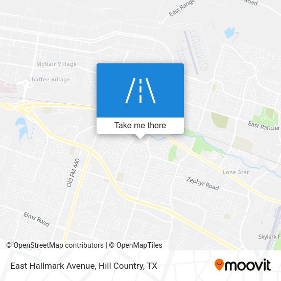 East Hallmark Avenue map