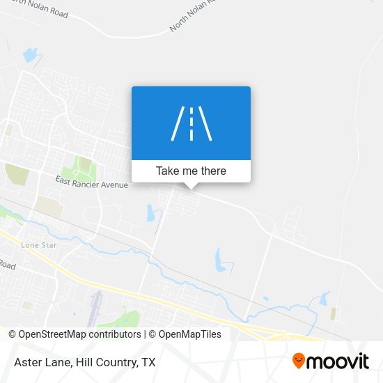 Mapa de Aster Lane