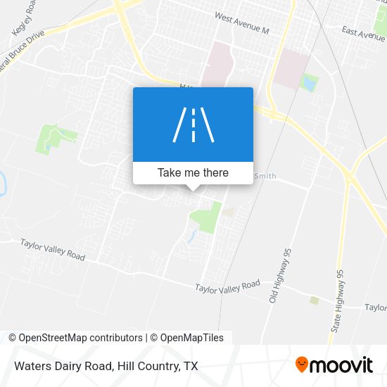 Waters Dairy Road map