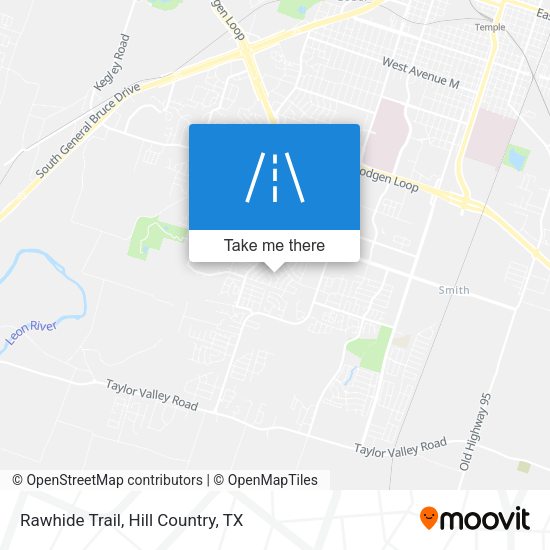 Rawhide Trail map