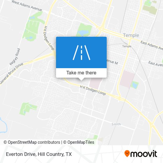 Everton Drive map