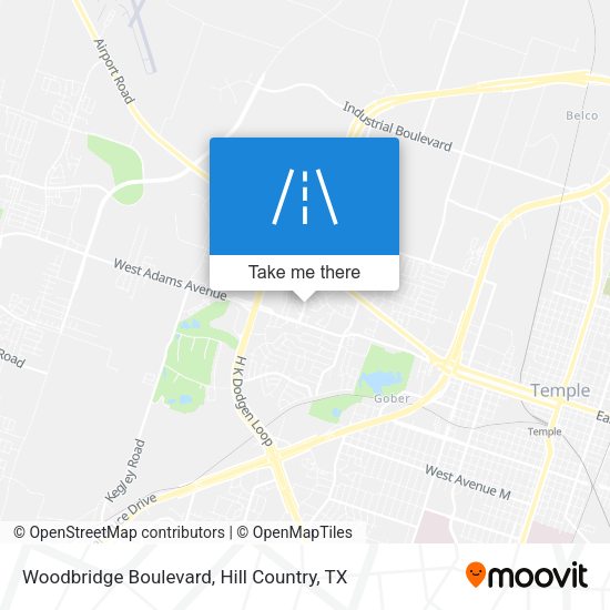 Woodbridge Boulevard map