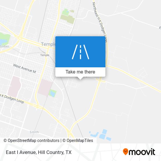 Mapa de East I Avenue