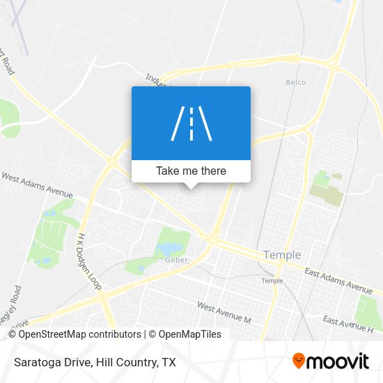 Saratoga Drive map