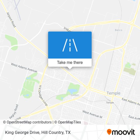 King George Drive map