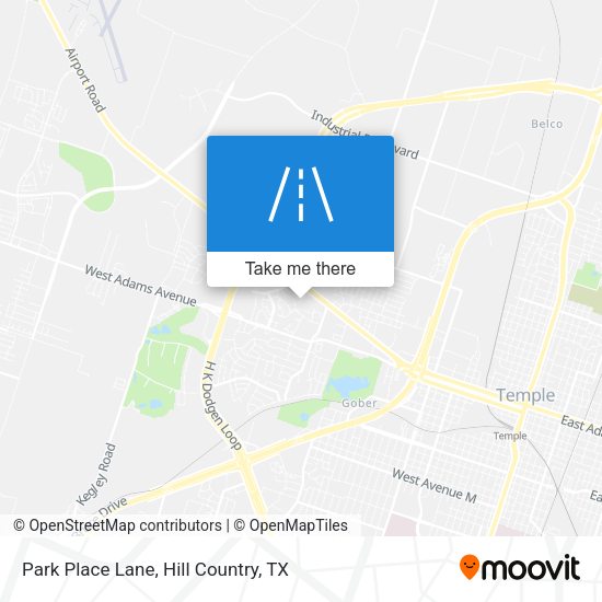 Park Place Lane map