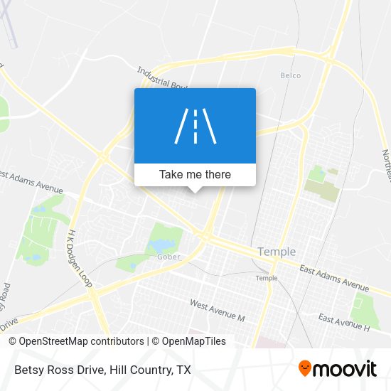 Betsy Ross Drive map