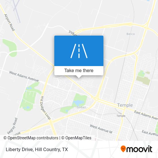 Liberty Drive map