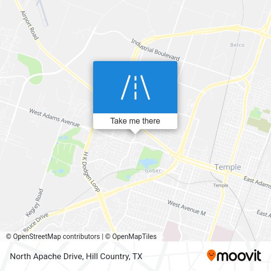 Mapa de North Apache Drive