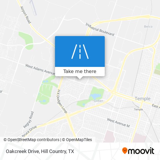 Oakcreek Drive map