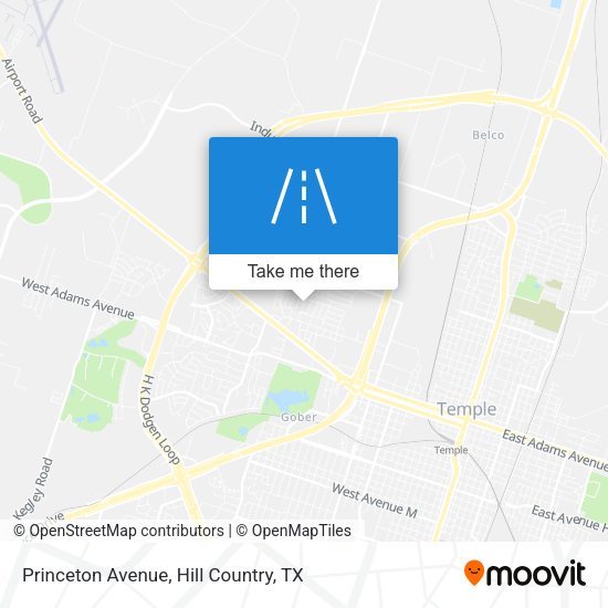 Princeton Avenue map
