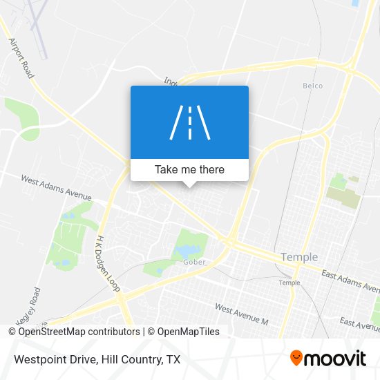 Westpoint Drive map