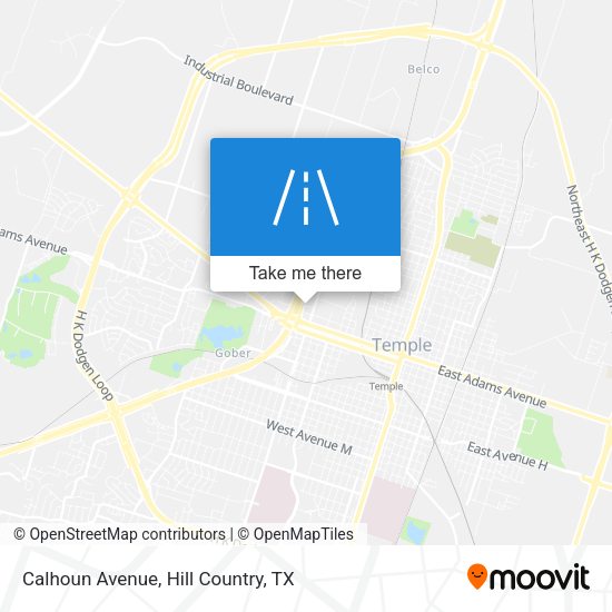 Calhoun Avenue map
