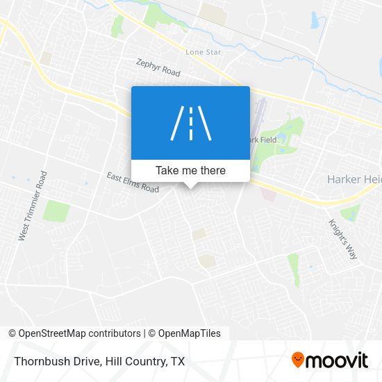 Thornbush Drive map