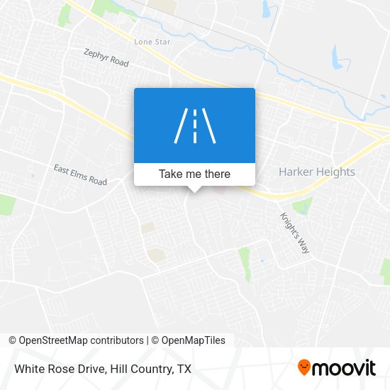 Mapa de White Rose Drive