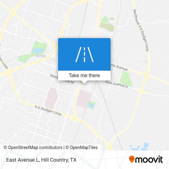 East Avenue L map