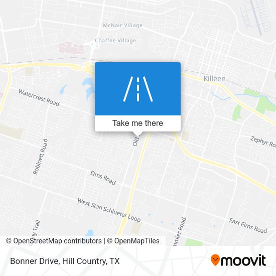 Bonner Drive map