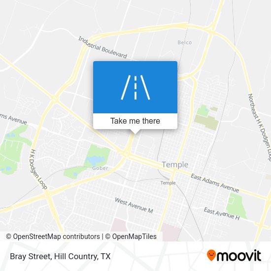 Mapa de Bray Street