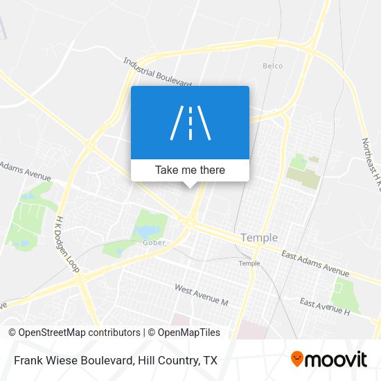Frank Wiese Boulevard map