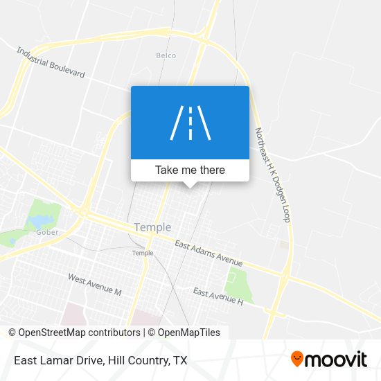 Mapa de East Lamar Drive