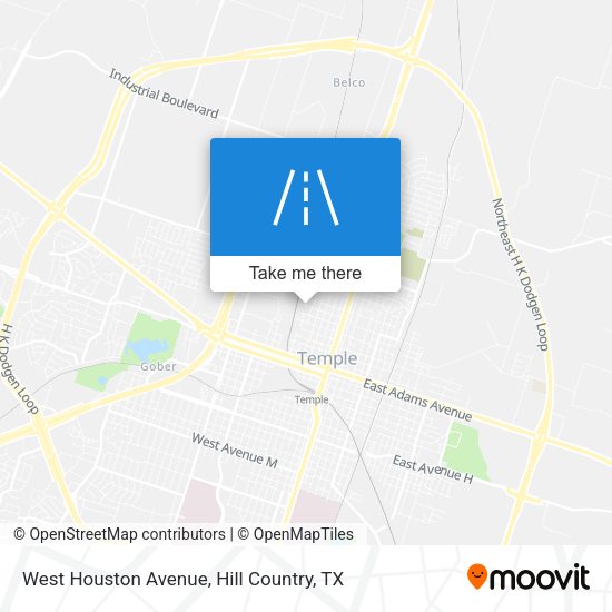 West Houston Avenue map