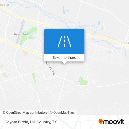 Mapa de Coyote Circle