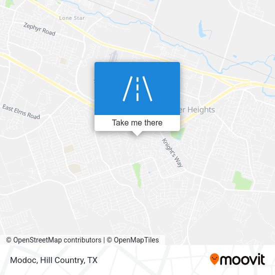 Mapa de Modoc
