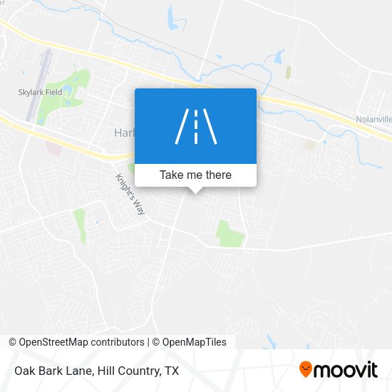 Mapa de Oak Bark Lane