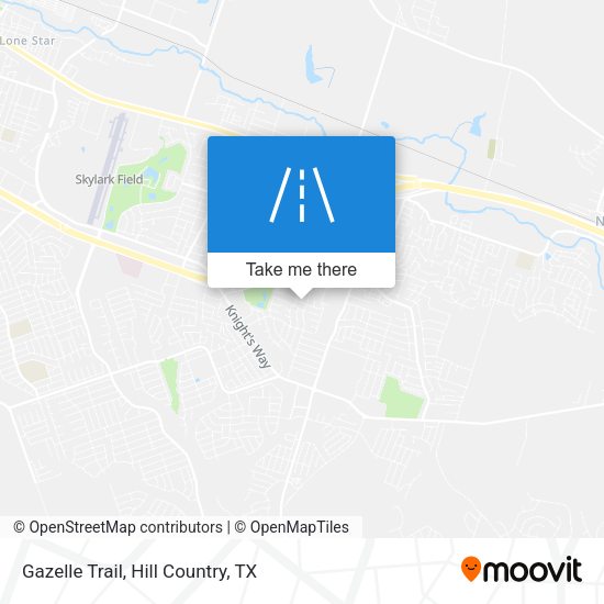 Gazelle Trail map