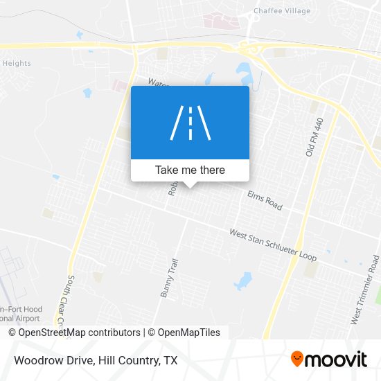Mapa de Woodrow Drive