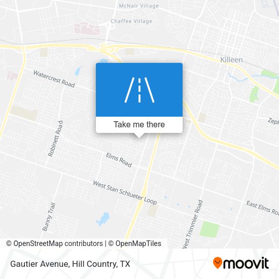 Gautier Avenue map