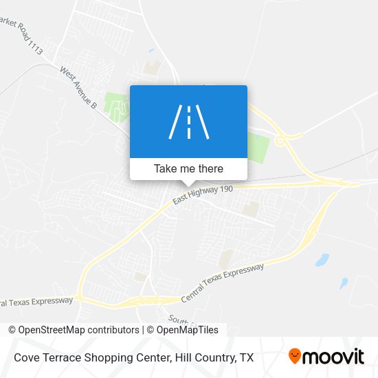Cove Terrace Shopping Center map