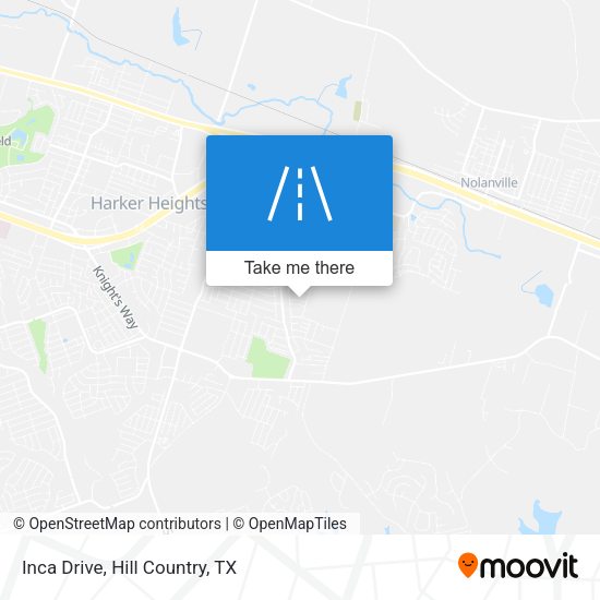 Inca Drive map