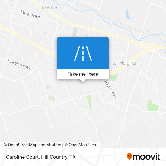Caroline Court map