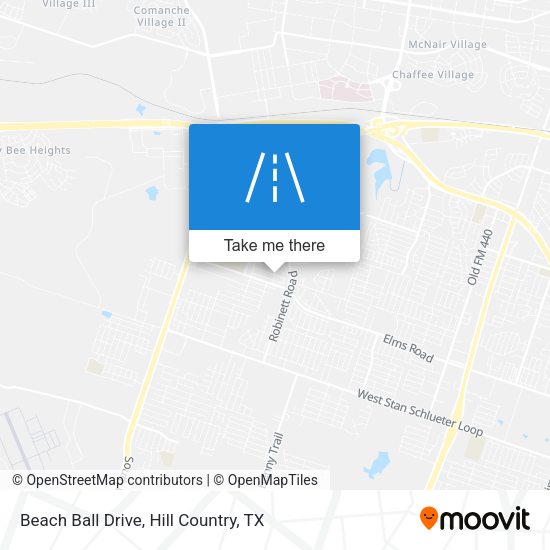 Beach Ball Drive map