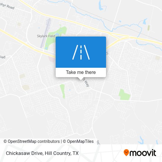 Mapa de Chickasaw Drive