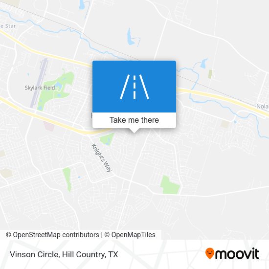 Vinson Circle map