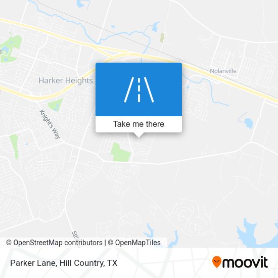 Mapa de Parker Lane