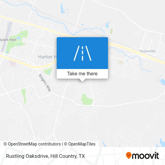 Rustling Oaksdrive map