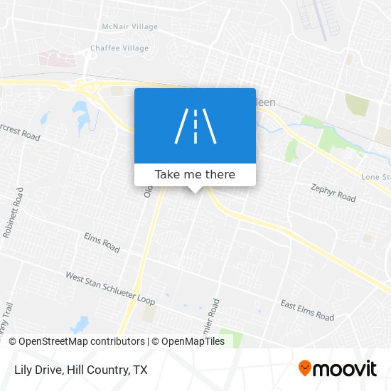 Lily Drive map