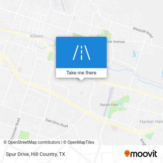 Mapa de Spur Drive
